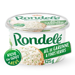PRESIDENT Queso para untar Rondelé ajo y finas hierbas 125 g