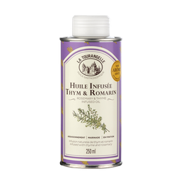LA TOURANGELLE Huile infusée au thym et romarin LA TOURANGELLE, 250ml