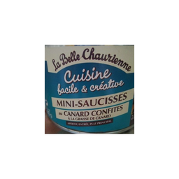 LA BELLE CHAURIENNE Mini Salsichas de Pato Confitadas 400g