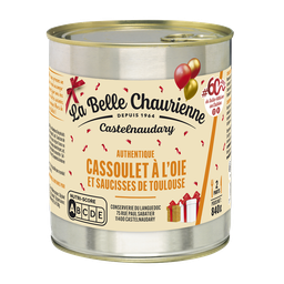 LA BELLE CHAURIENNE Cassoulet com confit de ganso 840 g