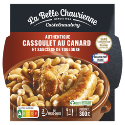 LA BELLE CHAURIENNE Cassoulet de Castelnaudary com pato francês 300 g