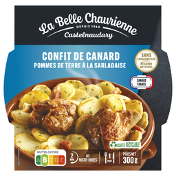 LA BELLE CHAURIENNE Confit de pato com batatas à sarladaise 300 g