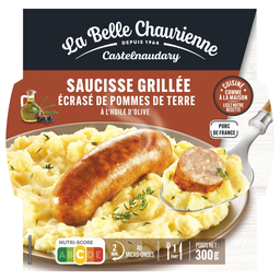 LA BELLE CHAURIENNE Prato preparado salsicha grelhada e batata 300 g
