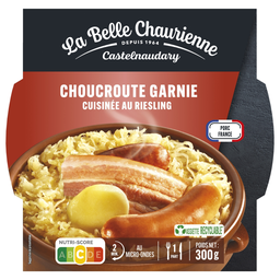 LA BELLE CHAURIENNE Choucroute garnie cuisinée au Riesling 300 g