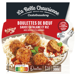 LA BELLE CHAURIENNE Almôndegas de Carne com Molho Catalão e Arroz 300 g