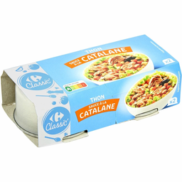 CARREFOUR CLASSIC Tuna Flakes in Catalan Sauce 2 cans of 135 g