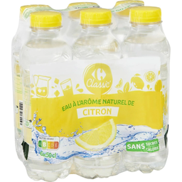 CARREFOUR CLASSIC Still Lemon Flavoured Water 6 x 50 cl