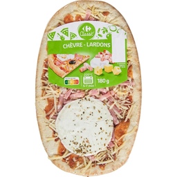 CARREFOUR CLASSIC Goat Cheese and Bacon Pizza 180 g