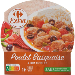 CARREFOUR CLASSIC Chicken Basquaise Ready Meal 300 g