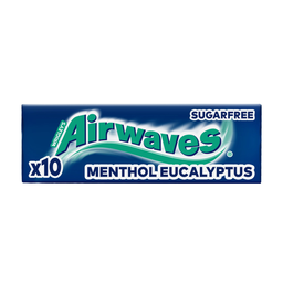 AIRWAVES Chewing-Gum Menthol Eucalyptus Sans Sucres