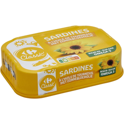 CARREFOUR CLASSIC Sardines in Sunflower Oil 135 g