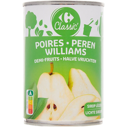 CARREFOUR CLASSIC Williams Pear Halves in Syrup 225 g