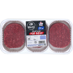 CARREFOUR LE MARCHE Pure Beef Burgers 5% Fat 600g