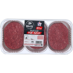 CARREFOUR LE MARCHE Pure Beef Burgers 15% Fat 600g