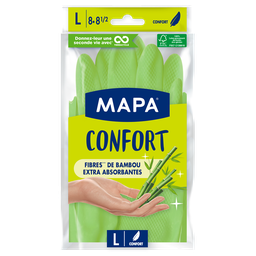 MAPA Gants de ménage Bien-être taille L 8-8 1/2