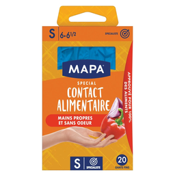 MAPA Gants spécial contact alimentaire talla S 20 guantes