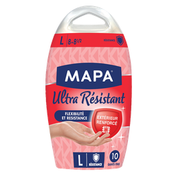 MAPA Guantes Ultra Resistentes talla L 10 guantes