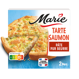 MARIE Tarte au Saumon Poireaux à la crème 400 g