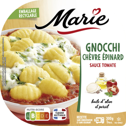 MARIE Gnocchi chèvre épinard sauce tomate 300 g