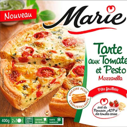 MARIE Tarte Tomates Pesto Mozza 400 g