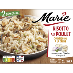 MARIE Risotto au poulet champignons à la crème 600 g