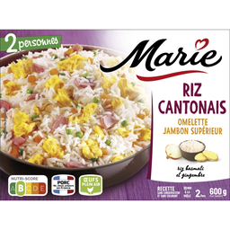MARIE Riz à la cantonaise omelette et jambon supérieur 600 g