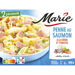 MARIE Plat cuisiné penne au saumon 600 g