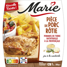 MARIE Plat cuisiné pièce de porc rôtie 350 g