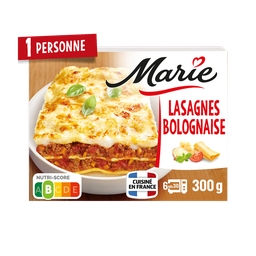 MARIE Lasagnes à la bolognaise 300 g