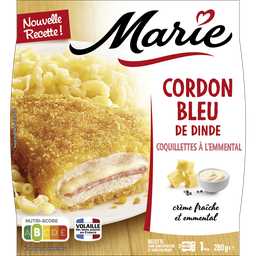 MARIE Cordon bleu de pavo y pasta con queso 280 g