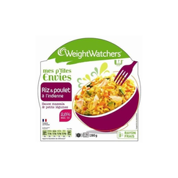 WEIGHT WATCHERS riz poulet a l indienne 280g