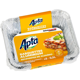 APTA Tabuleiros de Alumínio 5 x 0,5 L