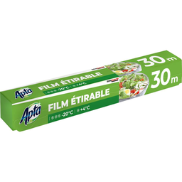 APTA Película aderente alimentar rolo de 30m × 0,29m