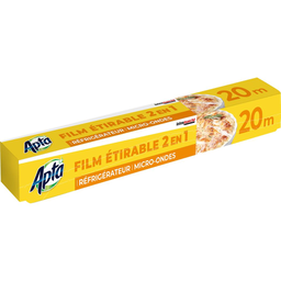 APTA Película Aderente 2 em 1 para Frigorífico e Micro-ondas 20m