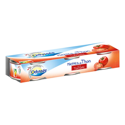 ODYSSÉE Tuna flakes with tomato 156g