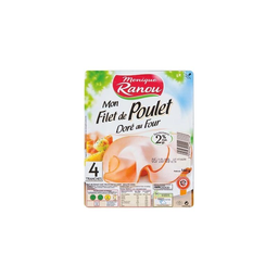 RANOU Filet de Poulet Doré au Four 160 g