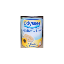 ODYSSÉE Tuna Flakes in Sunflower Oil 800 g