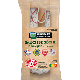 INTERMARCHÉ Itinéraire de nos Régions Auvergne Dry Sausage Label Rouge 300 g