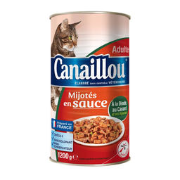 CANAILLOU Turkey and duck stew with vegetables for cats 1200 g