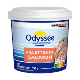 ODYSSÉE Organic Salmon Rillettes 150 g