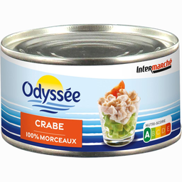 ODYSSÉE Crab 100% chunks 170 g