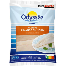 ODYSSÉE North Atlantic Lemon Sole Fillets frozen 500 g