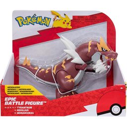 POKÉMON Figurine épique Monargoras Officiel en Mouvement 30cm