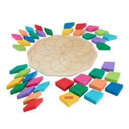 FISHER-PRICE Jouet d'éveil Puzzle mandala en bois
