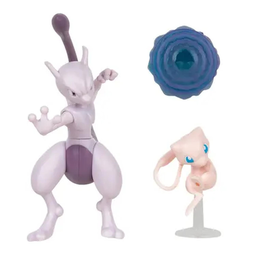 JAZWARES Pokemon Duo Meu & Mewtwo