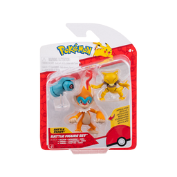 POKÉMON Battle Figurine Set 3: Terhal, Abra, Chimpenfeu