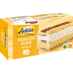 ADÉLIE Gelado de baunilha com folhado de cacau magro 650 g