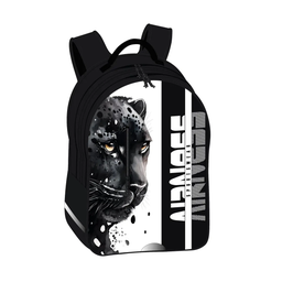 HAMELIN Mochila 2 compartimentos Airness Preto e Branco