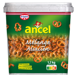 ANCEL Bolachas salgadas Mistura Alsaciana Balde 1,200 kg