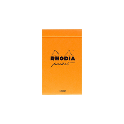 RHODIA Bloco de Notas 7,5 X 12cm Formato Bolso Pautado